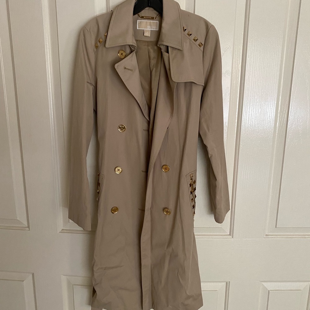 Michael Kors tan trench coat